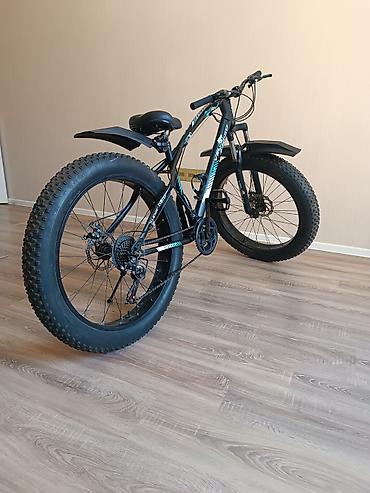 İdman velosipedləri: Fatbike tipli dağ velosipedi - Çərçivə: polad/alüminium qara - — 4