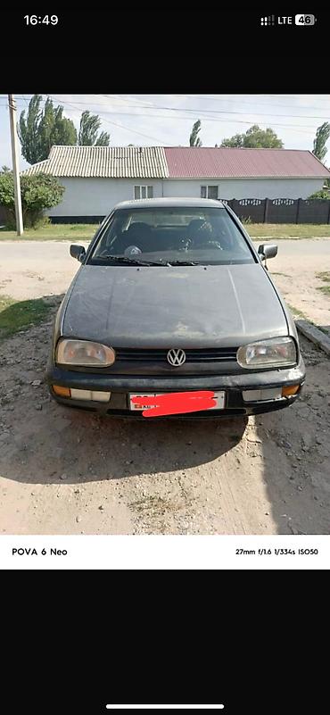 Volkswagen Golf: 1994 г., 1.6 л, Кол менен иштөөчү, Бензин, Седан lalafo.kg да — 3 Volkswagen Golf: 1994 г., 1.6 л, Кол менен иштөөчү, Бензин, Седан — 3