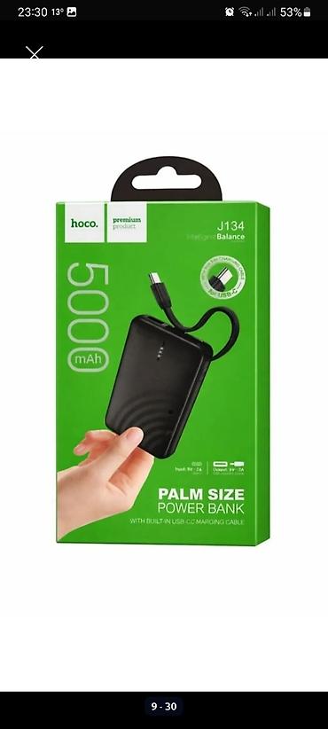 Powerbanklar: Powerbank Hoco, 10000 mAh, Yeni — 9