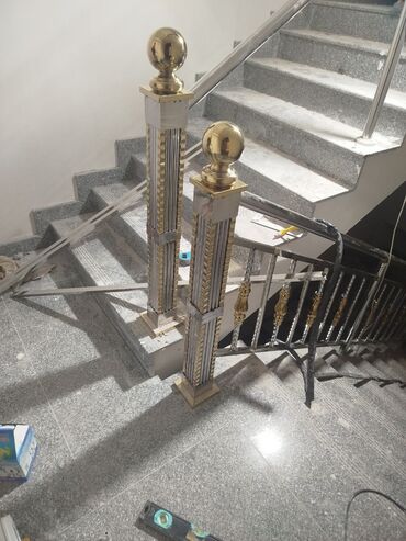 Обшивка лестниц: Перила из нержавеющей стали Любой сложности 🔗 Работа выполняется at lalafo.kg — 6 Обшивка лестниц: Перила из нержавеющей стали Любой сложности 🔗 Работа выполняется — 6