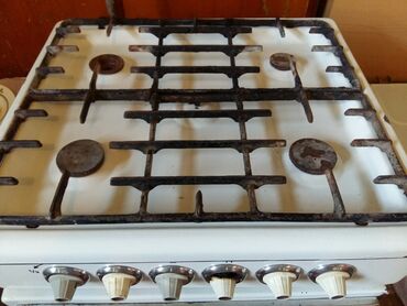 Plitələr və bişirmə panelləri: Plitə Qazlı, Ayrıca dayanan, 4 gözlü — 8