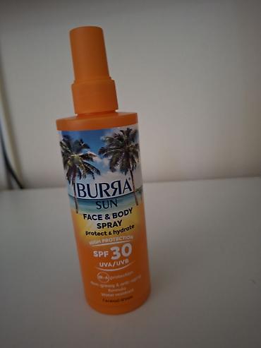 Burra Sun Face & Body Spray SPF 30 – zaštitni sprej za lice i telo