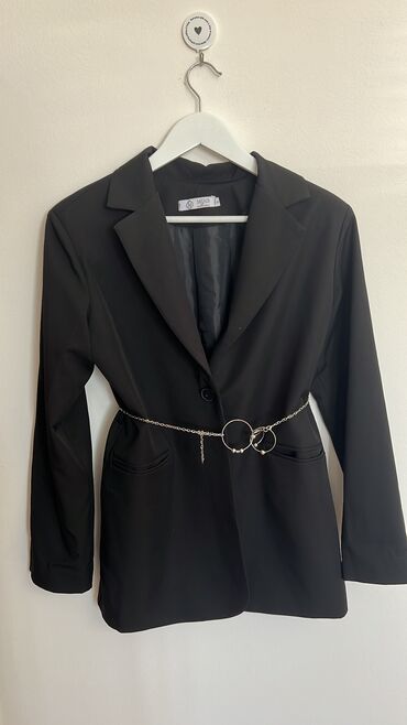 пиджак женская: Пиджак, Классическая модель, M (EU 38), One size