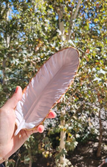 Digər ev dekoru: Handmade dekorativ keramik aksesuarlar dəsti - Ürək formalı boşqab — 2