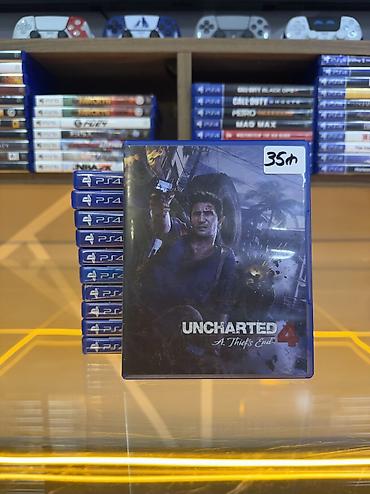 Video oyunlar və konsollar: Uncharted 4-PS4 diski Oyun diski tam işlək vəziyyətdədir, heç bir — 1