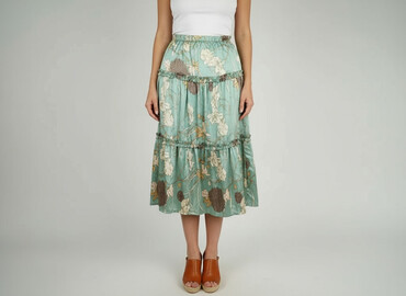 spódnice w kwiaty mohito: Women`s skirt, size M