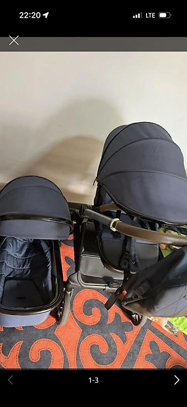 stokke коляска: Коляска с люлькой, в отличном состоянии. Москитная сетка, дождевик — 3
