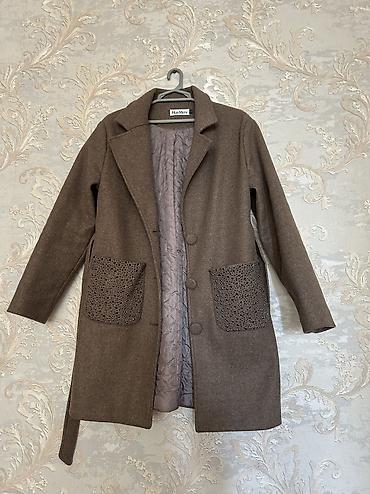 Paltolar: Palto, Max Mara, 2XL, rəng - Qəhvəyi — 1