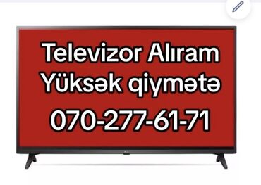 televizor 109 ekran: Televizor aliram təzə və işdənmiş yüksek qiymətə