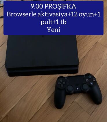 zimmer pult: PlayStation 4 Slim oyun konsolu - Sistem: 9.00 “proşivka” -