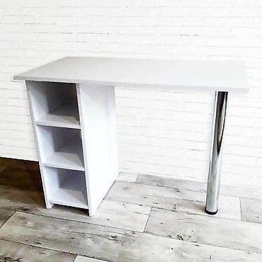 salon refleri: Düz masa, Siyirməsiz, Polkalı, Laminat — 6