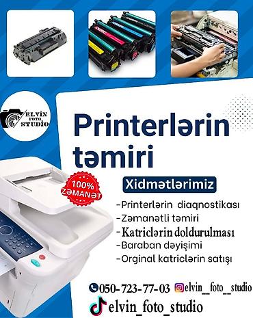 ремонт принтер: Printerlerin Təmiri Katriclerin Doldurulması Ünvanda ve Yerinde Xidmət — 2