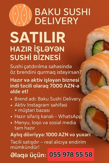hazir ipotekada olan evler gence: Hazır biznes satılır. aylıq dövriyyə 1000manatdan yuxarıdı. aktiv