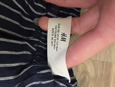 дедские одежды: Комбинезон H&M в полоску, новый - Ткань: 100% вискоза — мягкая — 3