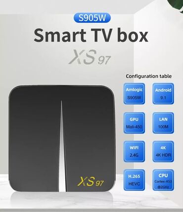 Smart TV bokslar: TV BOX android box smart box usdunde kanallari isdesez 200 kanal rus