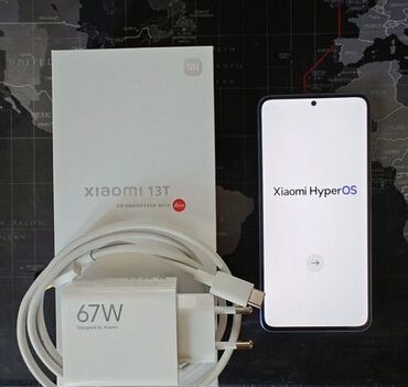 Xiaomi: Xiaomi, 13T, Б/у, 256 ГБ, цвет - Черный, 1 SIM, 2 SIM, eSIM