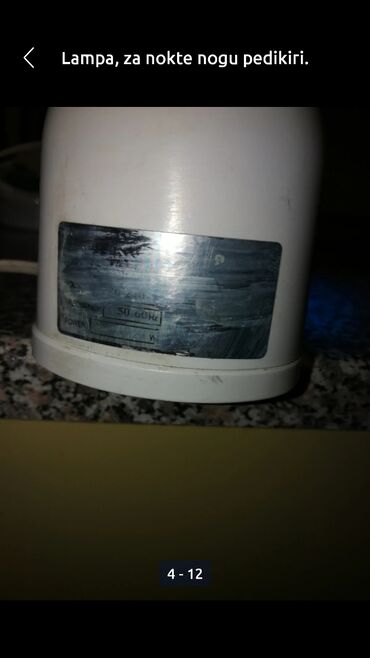UV i LED lampe za nokte: Lampa za nokte nogu. Pedikir — 9