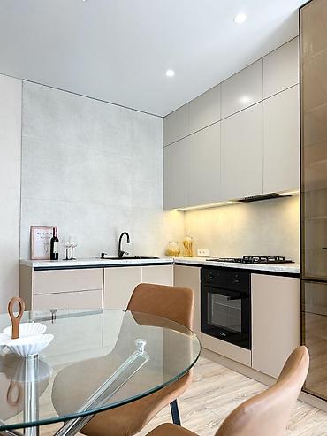жибек сити: 3 комнаты, 88 м², Дворец спорта Элитка, 7 этаж, Евроремонт — 3