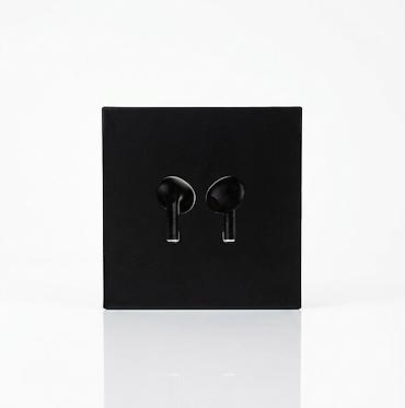 Беспроводные наушники-вкладыши (True Wireless), цвет — черный. -