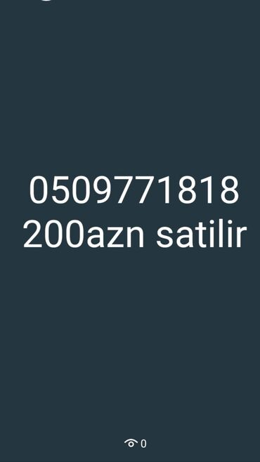 qehbe nomre in Azərbaycan | SİM-KARTLAR: Nomre satilir