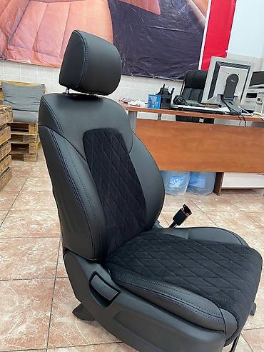 Чехлы и накидки на сиденья: Чехлы Тканевые, цвет - Черный, Hyundai, Новый, Самовывоз — 13