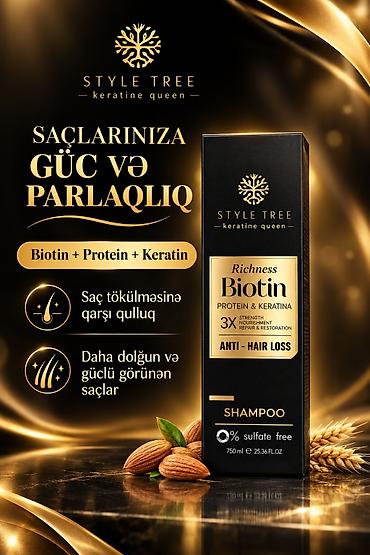 Şampun Keratin Saç tökülməsinə qarşı
