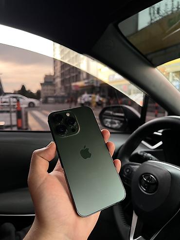 iphone 5se: IPhone 13 Pro, Б/у, 256 ГБ, Alpine Green, Чехол, 76 % — 1