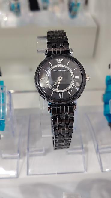 Aksesuarlar: Emporio Armani qadın qol saatları – keramik kolleksiya - Korpus və — 8