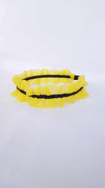 Saç aksesuarları: Zərif daşlarla bəzədilmiş saç lentləri/çarqa - Model: nazik, elastik — 19