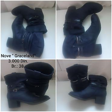 shoes: Nove Graceland kratke ženske čizmice - Materijal: eko velur - Boja — 2