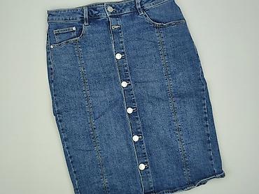 jeansy patchworkowe: Denim, Spódnica damska, rozmiar L — 1