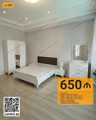 Ev üçün mebel: Yataq Dəsti – La Mini (Laconic & Minimalism) Komplekt tərkibi və — 1