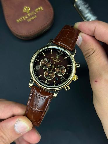 pol sapaski: Yeni, Qol saatı, Patek Phillipe, rəng - Qəhvəyi — 2