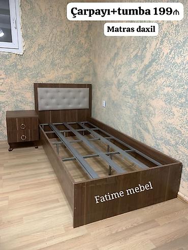 tek kravat: Yeni, Təknəfərlik çarpayı, Matras ilə — 1