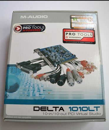 Бусы: M-Audio Delta 1010LT PCI virtual studiyası, yüksək keyfiyyətli səs