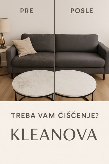 Biznis usluge: ### **✨ KLEANOVA – Kada čistoća postane luksuz! ✨** 🔹 **Imate — 3