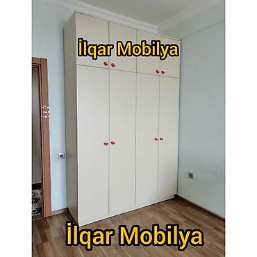 Sifarişlə dolablar: Düz dolab, Yataq otağı üçün, Paltar üçün, Açılan, Quraşdırıla bilən, 4 qapılı — 3