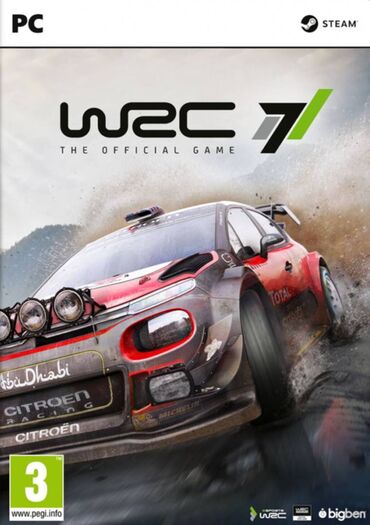 bezicni dzojstik za ps3: WRC 7 - world rally championship 7 igra za pc (racunar i lap-top)
