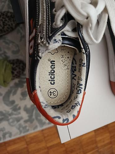 Patike: Prodajem kožne dečije patike marke Ciciban u odličnom stanju, jednom — 3
