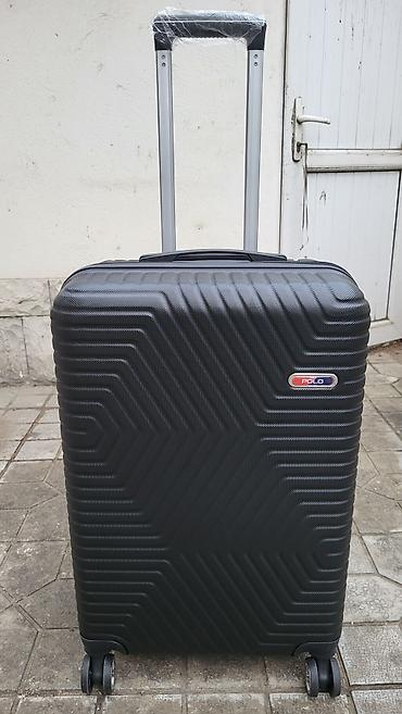cemodan satilir: Türki̇yə i̇stehsali orta boylu m(60×43×28) ölçülü qara rəngdə yeni — 5
