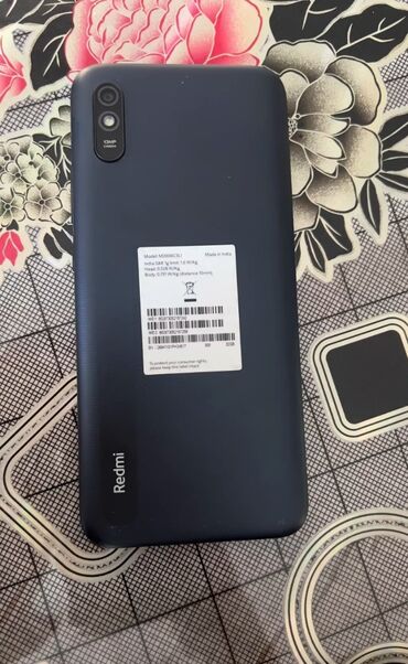 телефон карасуу: Redmi, Redmi 9A, 32 ГБ, түсү - Кара, 2 SIM