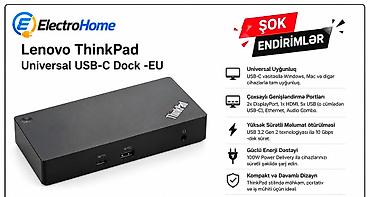 lenova thinkpad: Lenovo ThinkPad Universal USB-C Dock - EU Bir kabel ilə bütün iş — 1
