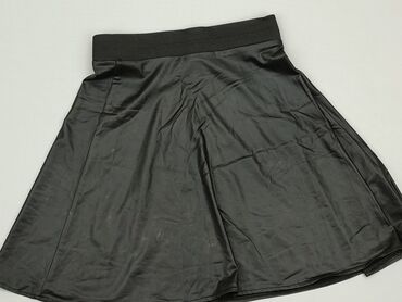 zamszowa spódnice czarne: Spódnica, L, stan - Dobry