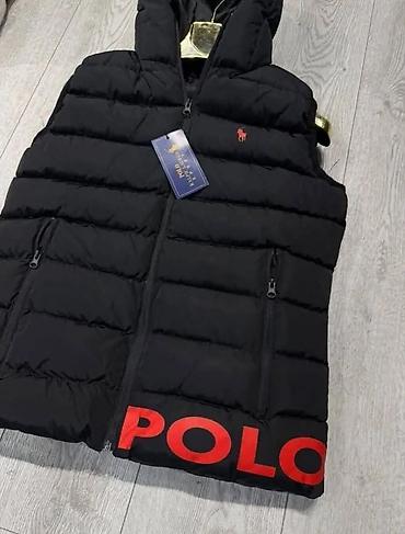farmerice slim fit: Muške puf prsluci sa kapuljačom – više brend varijanti - Model: puf — 1