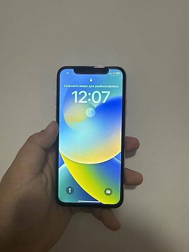 iphone xs: IPhone X, 64 ГБ, белый✅ Идеал, царапин на дисплее и заднем стекле нет — 1