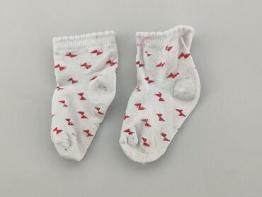 skarpety antypoślizgowe białe: Шкарпетки, 16–18, стан - Хороший