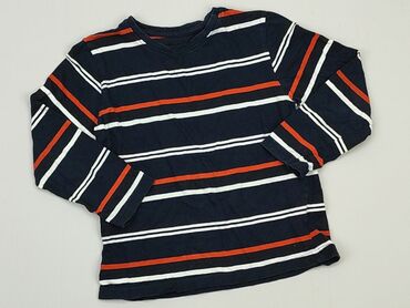 bawełniana bluzka w paski: Bluzka, Primark, 5-6 lat, 110-116 cm, stan - Bardzo dobry