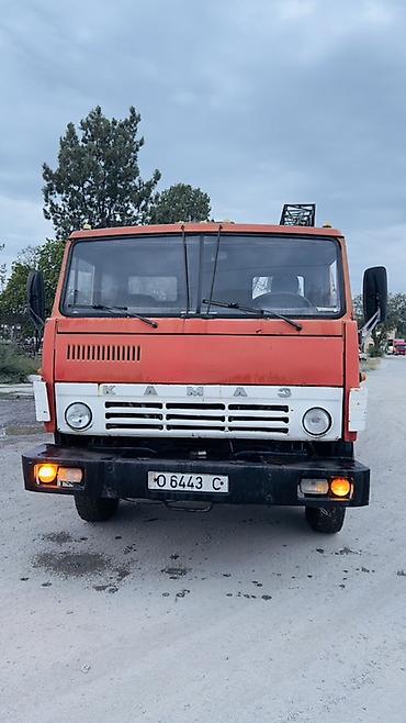 камаз сельхозка с прицеп: КАМАЗ с полуприцепом (бортовой автопоезд) - Тягач КАМАЗ оранжевого — 1