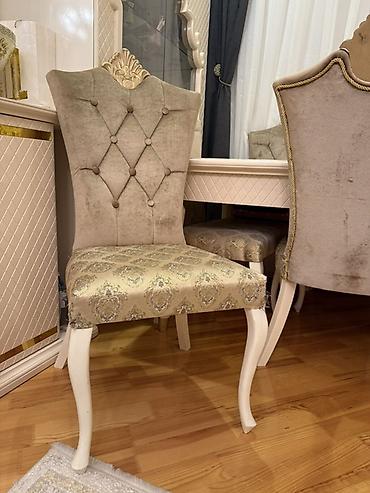 kredit evler: Klassik üslubda yemək otağı dəsti - Dəst: düzbucaqlı yemək masası 8 — 3