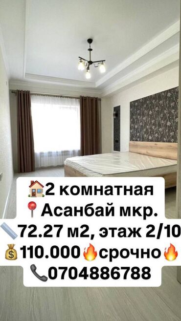 Продажа квартир: 2 комнаты, 72 м², Элитка, 2 этаж, Евроремонт